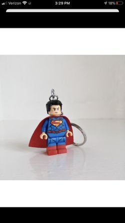 Superman custom minifigure keychain/Ornament