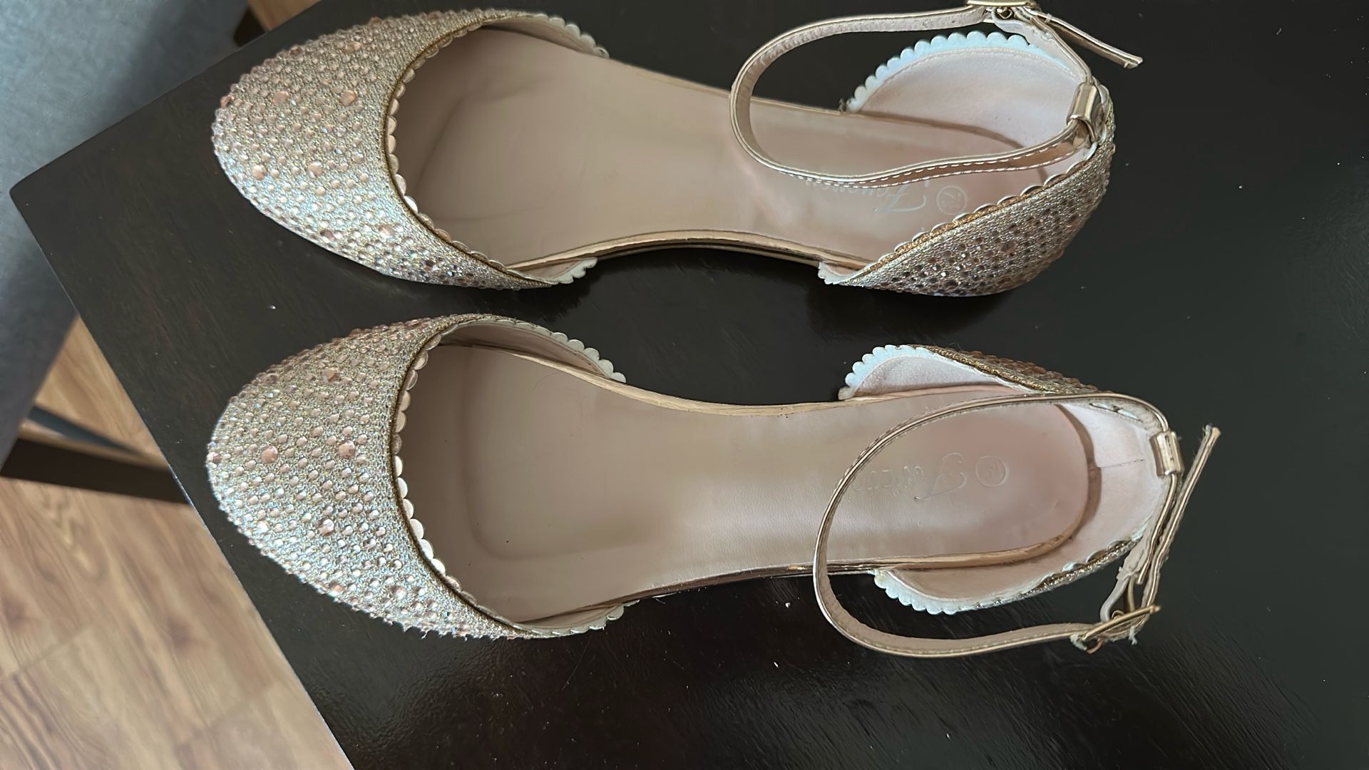 Pink Bling Dress Shoes