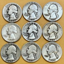 Washington Quarters From 1934 To 1964