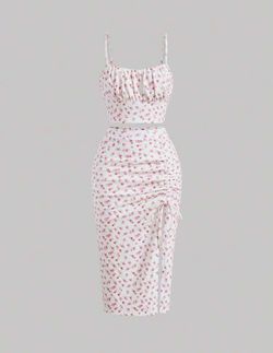 Top and skirt