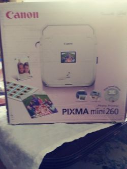 Canon pixma mini 260 inkjet photo printer