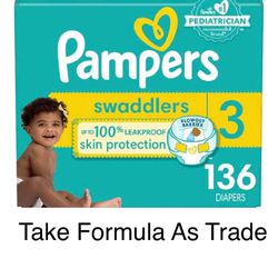 Swaddlers Size 3 Pampers Pañales Diapers 