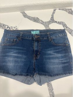 Wax Jean shorts butt i love you large