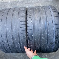 2) 335/25/20 Michelin Pilot Super Sport ZP Tires.  Came off a Chevy Corvette  No plugs or patches   DOT 2415  $450 for Both  I carry other sizes 