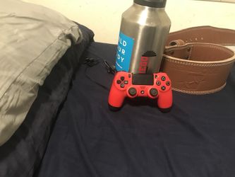 Red ps4 controller