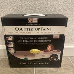 Giani Granite Countertop Paint Resurfacing Kit Acrylic White Diamond New In Box 