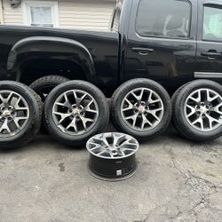 20” Snowflakes Honeycombs Wheels Rims 6x5.5 Chevy GMC