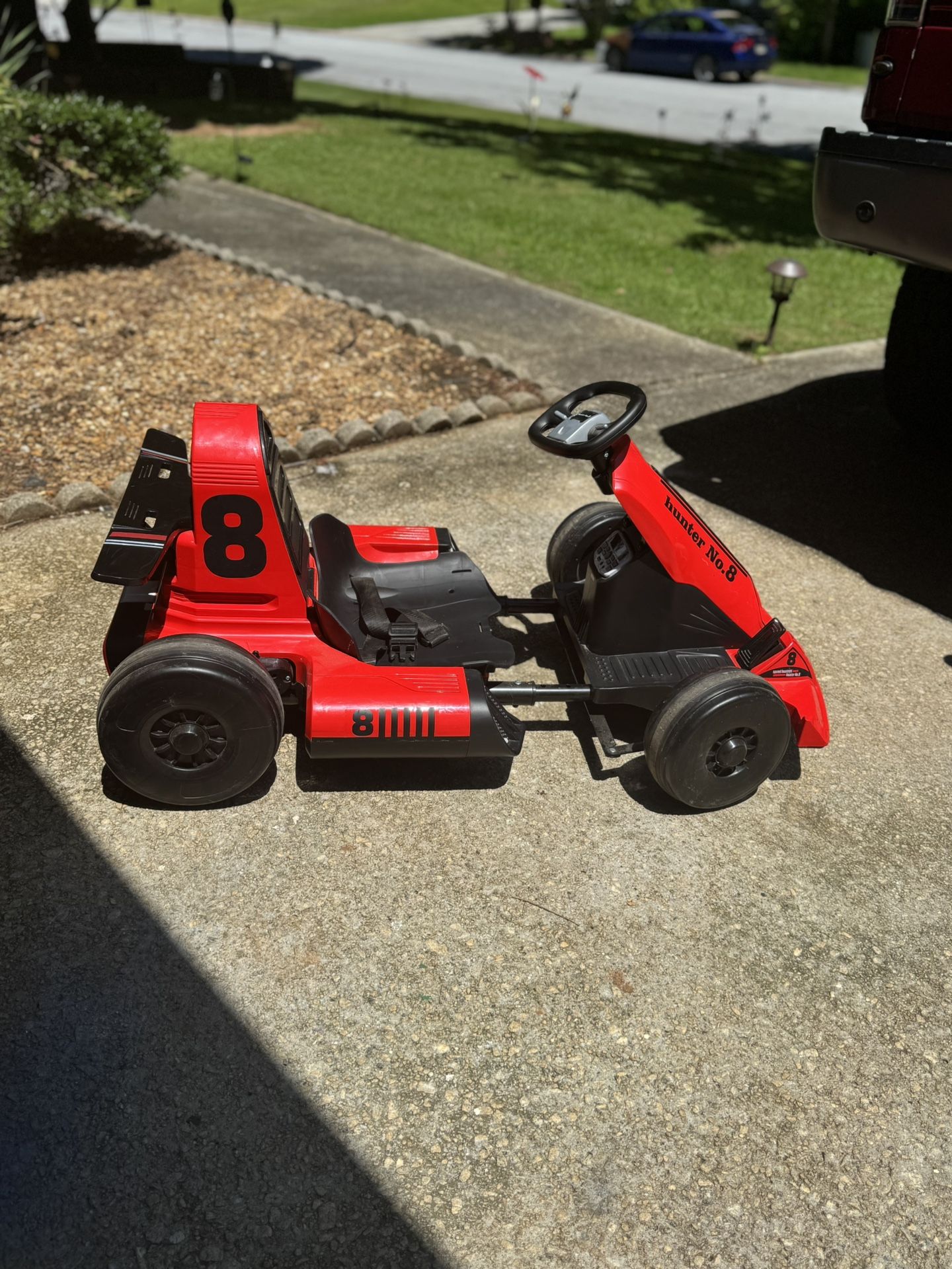 🏁 Red Electric Go-Kart for Kids