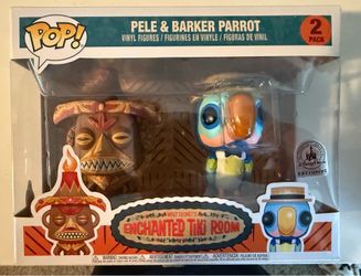 Funk Pop Enchanted Tiki Room Pele and Barker Parrot