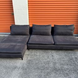 Modern Grey Cloud Sectional Couch