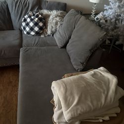 Gray Sectional Couch