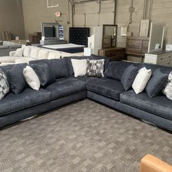 Black New Sectional Couch