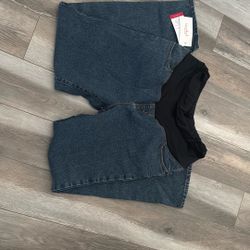 New Maternity  Jeans And Two Maternity Spanks 