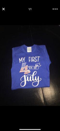 New 4th of July 0-3mo sizes