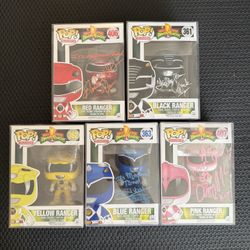 Funko Pop - Mighty Morphin Power Rangers Signed