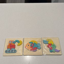 Set Of 3 Montessori Puzzles