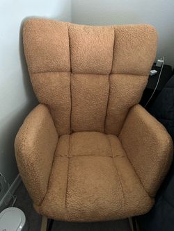 Teddy upholstery glider rocking chair