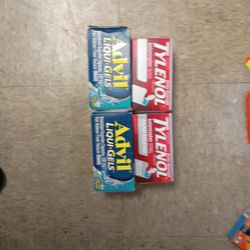 Tylenol And Advil 4 Boxes 2 And 2priceincludesall4