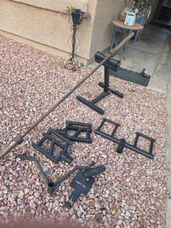 Delivery available - Titan Fitness Landmine Rig Olympic bar barbell with bearings and attachments