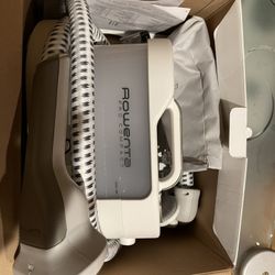 Rowenta IS1430 Pro Compact Garment and Fabric Steamer with Accessories, 1400-Watt, Gray