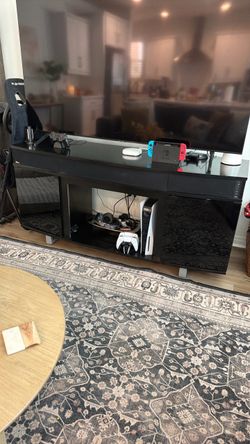 Black entertainment center $100