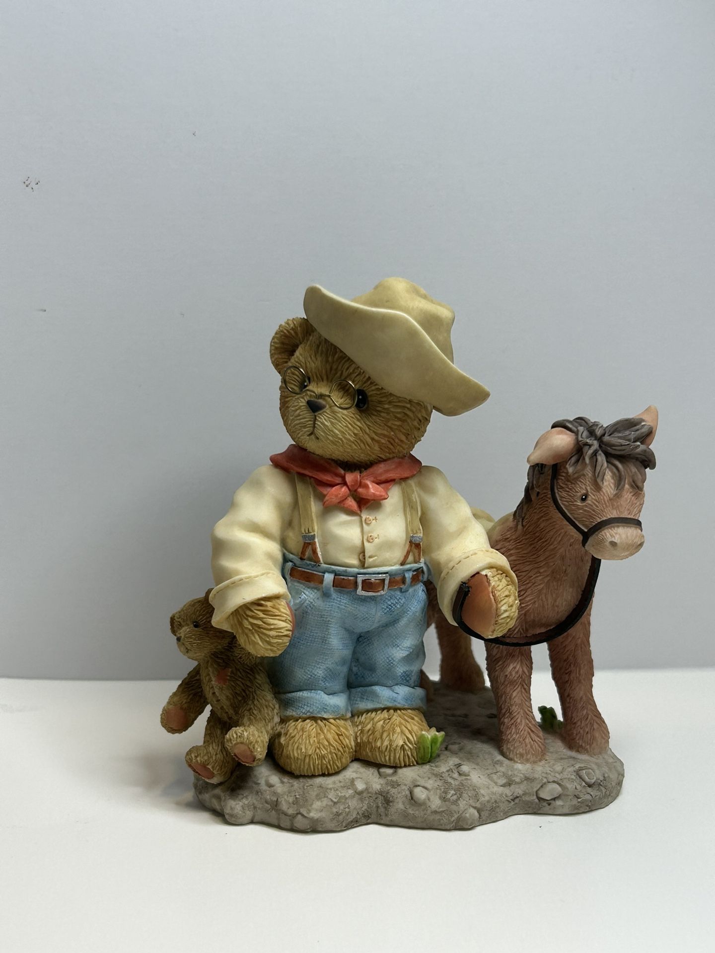 Cherished Teddies 2001 Roosevelt Nothings Better Than A Teddy Bear Hug