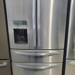 Stainless Steel Whirlpool Ref riger ator Fr idge Fully Functional