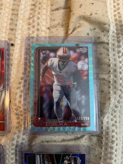 Numbered sports cards