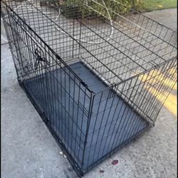 Foldable Pets Crates & Carries Metal  42” X 28” X 31” With Double Doors 