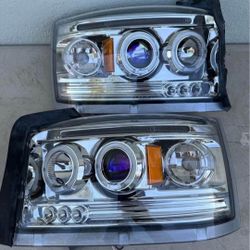 05-07 Dodge Dakota LED Headlights Faros Calaveras Micas Luces 