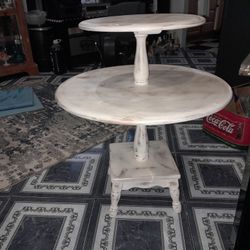 Round 3 Tier Pedestal Table