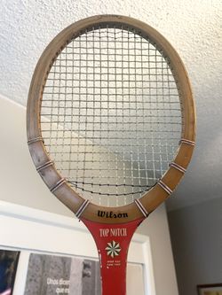 Raquette De Tennis Vintage – Bois, Modèle Ancien, Pour Décoration Ou Collection