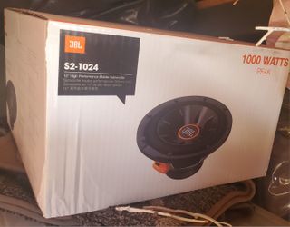 JBL Club 1024 - 10” Subwoofer w/SSI (Selectable Smart Impedance) switch from 2 to 4 ohm, Black

