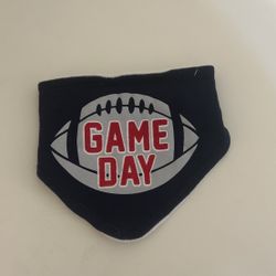 Game Day Kids Football Bib - navy and Red
