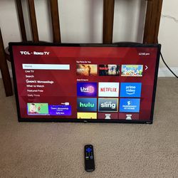 TCL Roku 32in Smart Tv W/Remote