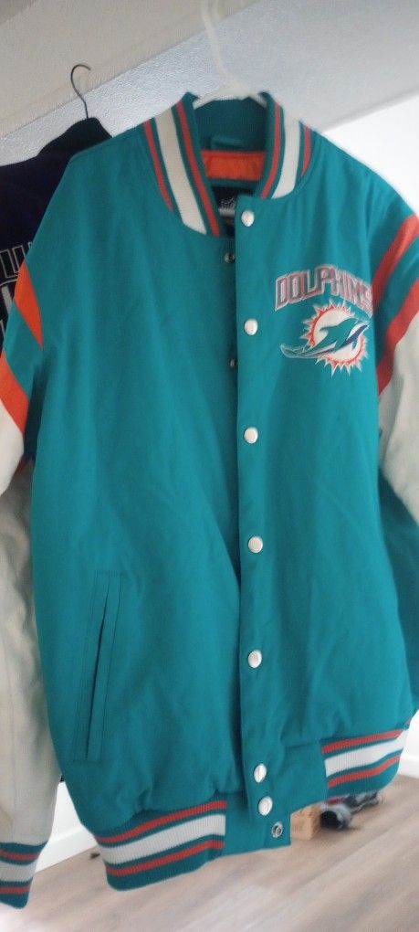Miami Dolphins Superbowl NFL Jacket XL Make Offer