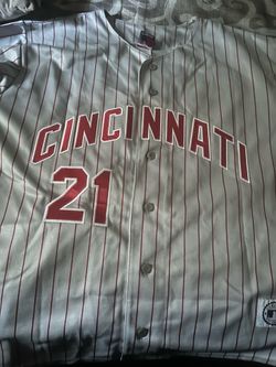 Deion Sanders 1994 Men’s Cincinnati Reds Grey Road Jersey XL