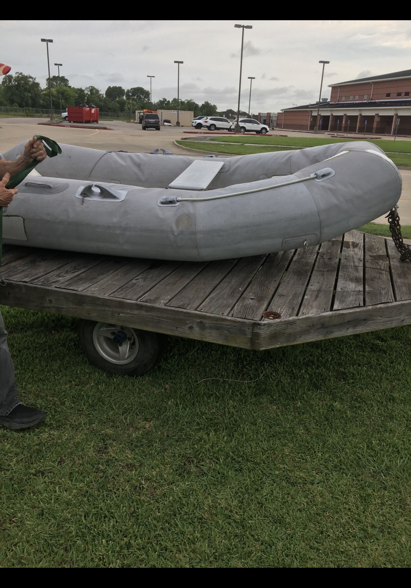 Avon 10’ Inflatable boat w/fiberglass bottom