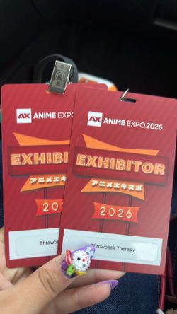 Anime Expo Exhibitor Badges