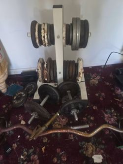 Steel weight set.. the prices firm