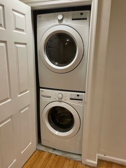 Lg double stack washer