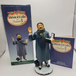 Vtg Fontanini Bristol Falls Jack O'Halloran The Carolers Society Figurine *Rare*