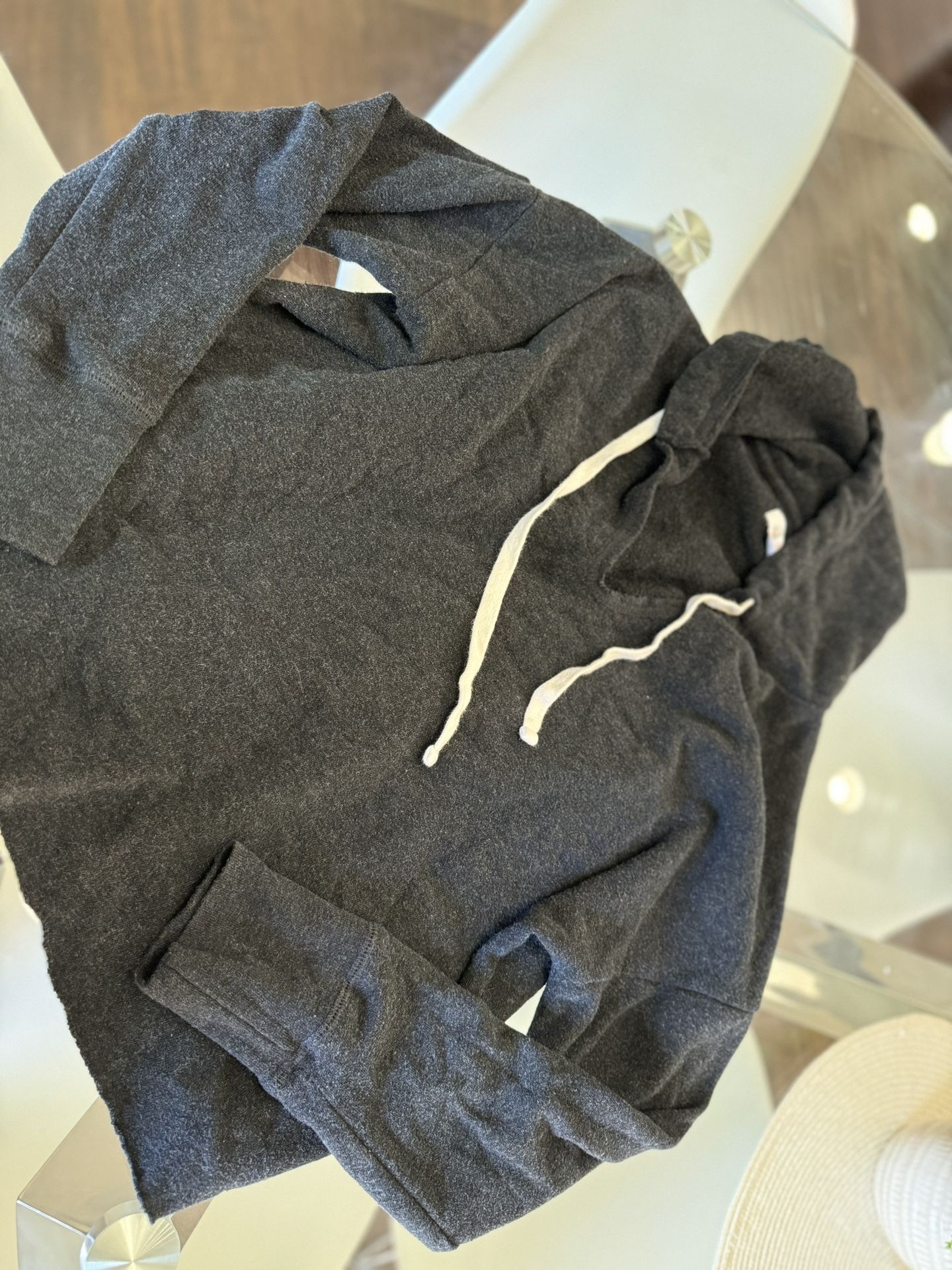 Hoodie Women’s Fleece Hoodie Dark Gray