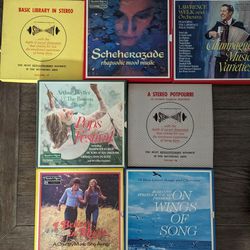 Lot Of (7) 12" Vinyl Record Boxed Sets 
