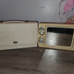 Vintage electric makeup Mirror