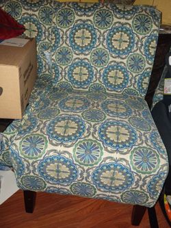 Aqua Blue comfy chair (2)