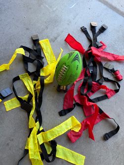 Flag Football Set with Ball and Belts