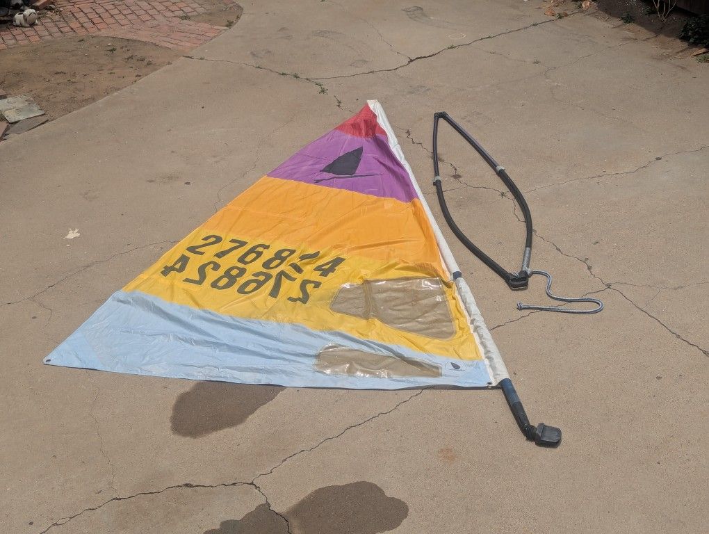 12' Windsurfing Sail, Bow, Mast Replacement Windsurfer Board Gear Maui 8'bow Ocean Surfing Wind Riding Rei Rip Curl Matuse ONeill Kite Boarding Skate
