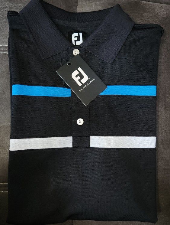 Foot joy size large , men's golf polo.