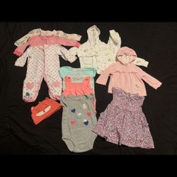 Baby Girl Clothes Lot 6m